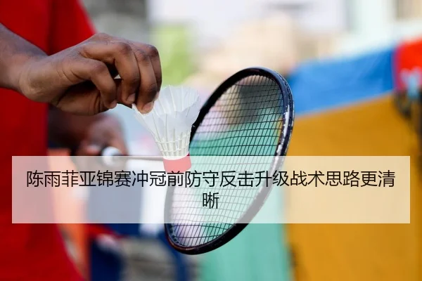 陈雨菲亚锦赛冲冠前防守反击升级战术思路更清晰